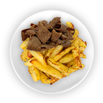 Medium Chips & Donner Meat 
